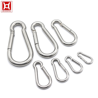 La rottura di acciaio inossidabile di M4 Carabiner 316 aggancia la superficie placcante