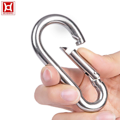 La rottura di acciaio inossidabile di M4 Carabiner 316 aggancia la superficie placcante