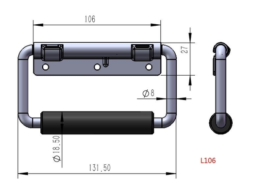 il petto a molle di volta di tirata di 131.5mm tratta l'anti crepitio SS201